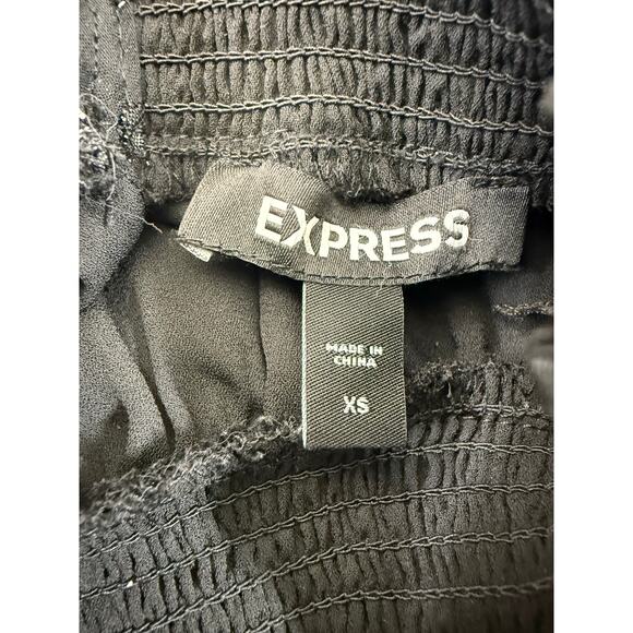 Express Black Ruffle Mini Dress – XS – Excellent Condition - Picture 6 of 8